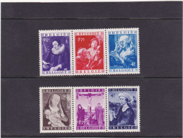 COB 792/97 Jordaens En Van Der Weyden 1949 MH-met Scharnier-neuf Avec Charniere/zeer Mooi-tres Beau - Unused Stamps