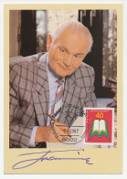 Maximum Card Germany 1987 Heinz G. Konsalik - Autograph - Schriftsteller