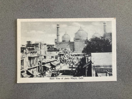 Back View Of Jama Masjid Delhi Carte Postale Postcard - Indien