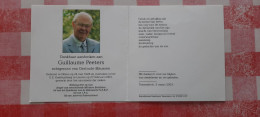 Guillaume Peeters Geb. Dilsen 1928- Getr. G. Maussen - Rijkswachter - Gest. Leuven 27/02/2003 - Devotion Images