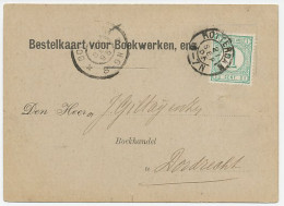 Em. 1894 Rotterdam - Dordrecht Bestelkaart Voor Boekwerken - Storia Postale