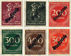 626741 MNH ALEMANIA 1923 MOTIVOS VARIOS - Sonstige & Ohne Zuordnung