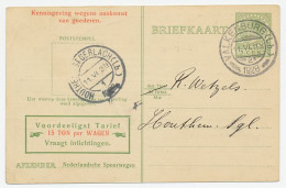 Spoorwegbriefkaart G. NS216 D Valkenburg 1928 - Entiers Postaux