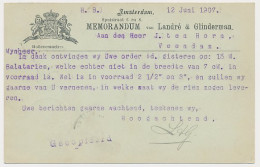 Briefkaart G. 67 Particulier Bedrukt Amsterdam 1907 - Entiers Postaux