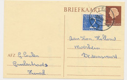 Briefkaart G. 325 / Bijfrankering Ell Hunsel - Dedemsvaart 1964 - Interi Postali