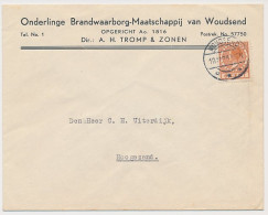 Firma Envelop Woudsend 1936 - Ond. Brandwaarborg Maatschappij - Unclassified