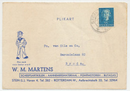 Firma Briefkaart Stein 1952 - Scheepsartikelen / Matroos - Non Classés