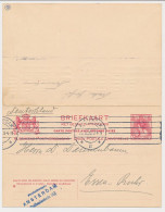 Briefkaart G. 77 Z-2 Amsterdam - Essen Duitsland 1909 V.v. - Entiers Postaux