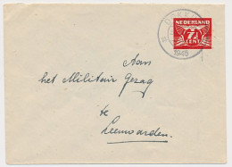 Envelop G. 30 C Dokkum - Leeuwarden 1945 - Entiers Postaux