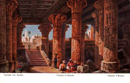 CPA - ESNA - Temple D'ESNEH - Illustration P.Perlberg  ... Edition C.A.Co. - Autres & Non Classés