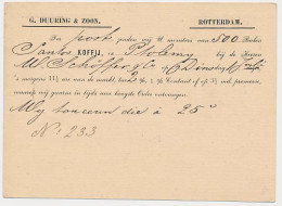 Briefkaart G. 14 Particulier Bedrukt Rotterdam 1879 - Entiers Postaux
