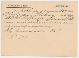 Briefkaart G. 14 Particulier Bedrukt Rotterdam 1879 - Postwaardestukken