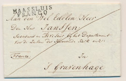 MAASSLUIS FRANCO - S Gravenhage 1816 - ...-1852 Prephilately