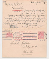 Briefkaart G. 58 A Amsterdam - Oostenrijk 1909 V.v. - Ganzsachen