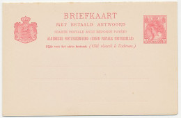 Briefkaart G. 54 A - Postwaardestukken