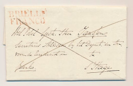 BRIELLE FRANCO - S Gravenhage 1828 - ...-1852 Prephilately