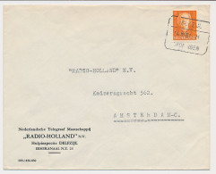 Treinblokstempel : Delfzijl - Groningen H 1951 - Unclassified