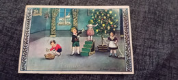 CARTOLINA BUON NATALE VIAGGIATA 1940- FORMATO PICCOLO - Santa Claus