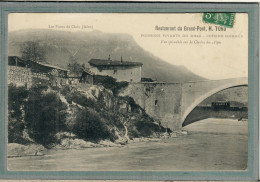 CPA (38) PONT-de-CLAIX - Aspect Du Restaurant Du Grand-Pont De H. Tord En 1908 - Other & Unclassified