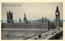 R159722 Houses Of Parliament And Westminster Bridge. London - Altri & Non Classificati