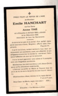 Ellezelles 1856 - 1936 , Emile Hanchart - Obituary Notices