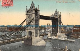 R160597 Tower Bridge. London. Valentine. 1914 - Other & Unclassified