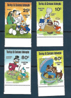 Turks & Caicos - 1981 - Disney: Easter 81 - Yv 519/22 - Disney