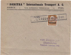 37301# HINDENBURG LOTHRINGEN LETTRE Obl MITTERSHEIM MOSELLE THIONVILLE - Briefe U. Dokumente