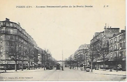 CPA Paris Avenue Daumesnil Prise De La Porte Dorée - Distrito: 12