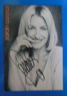 AUTOGRAPHE DE SARAH CONNOR SUR CARTE - Zangers & Muzikanten