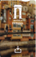 SPAGNA  KEY HOTEL   Hotels Ultonia Girona - Hotelsleutels (kaarten)