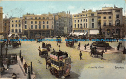 R160638 Piccadilly Circus. London. Hartmann. 1904 - Autres & Non Classés