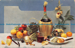 R160674 Old Postcard. Fruits And Vine On The Table. Rommler And Jonas. Wildt And - Monde