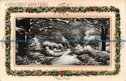 R160676 Christmas Greetings. Winter Over The Bridge - Monde