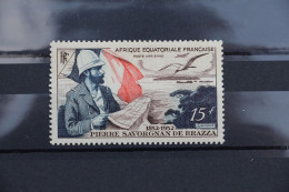 A.E.F /  Poste Aérienne N° 55 " Centenaire Naissance De L'explorateur Savorgnan De Brazza "  /  NEUF * - Unused Stamps