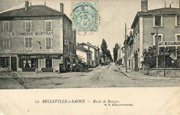 CPA 69 - Belleville Sur Saône - Route De Beaujeu - Belleville Sur Saone