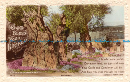 R160679 Greetings. God Bless Your Birthday. Garden Of Gethsemane. Beagles. RP - Monde