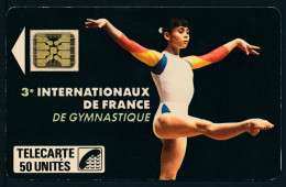 Télécartes France - Publiques N° Phonecote F63 - 3e Internationaux De Gym - Bercy - Femme (50U) - 1989