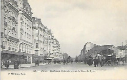 CPA Paris Boulevard Diderot Pris De La Gare De Lyon - Arrondissement: 12