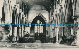 R160691 Interior. All Saints Church. Elm. No 6941. 1971 - Monde