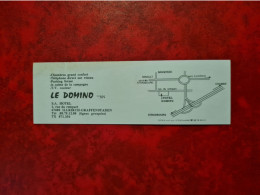 Carte De Visite ILLKIRCH  Hotel Le Domino - Cartoncini Da Visita