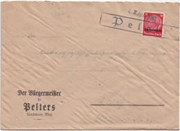 37306# HINDENBURG LOTHRINGEN LETTRE Obl PELTER 7 Juillet 1941 PELTRE MOSELLE THIONVILLE - Covers & Documents