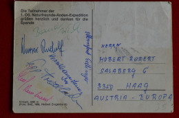 1975 Naturfreunde Anden Expedition Signed 6 Climbers Mountaineering Himalaya Escalade Alpinisme - Sportlich