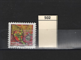 PRIX F. Obl 502 YT Gui « Meilleurs Vœux » 2012  * 59 - Used Stamps