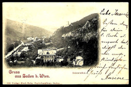 COURRIER DE BADEN BEI WIEN - 1900 - - Baden Bei Wien