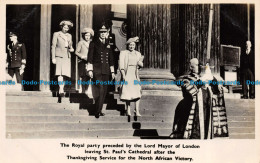 R159894 The Royal Party Preceded By The Lord Mayor Of London Leaving St. Pauls C - Altri & Non Classificati