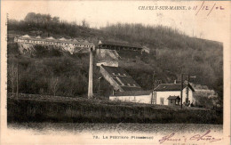 Charly-sur-Marne Usine Factory Fabbrica La Plâtrière Aisne 02310 N°78 Dos Non Divisé Cpa Voyagée En 1902 En TB.Etat - Other & Unclassified