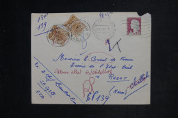 MAROC - Taxes De Rabat Sur Enveloppe D'un Soldat Français En 1961 Pour Le Consul De France à Rabat - L 153002 - Maroc (1956-...)