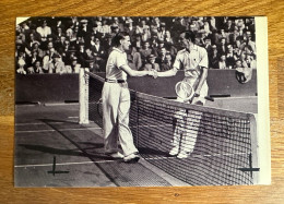 Tennis - Fred Perry Et Gottfried Von Cramm - Tirage Argentique Original - Sports