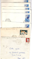 Correspondants Postaux De L'Isle S/l Doubs - 13 Enveloppes Dont Une Ayant Voyagé - 1961-....